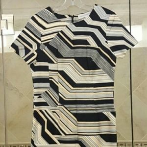 Carolina Herrera Graphic Print Sheath Dress
